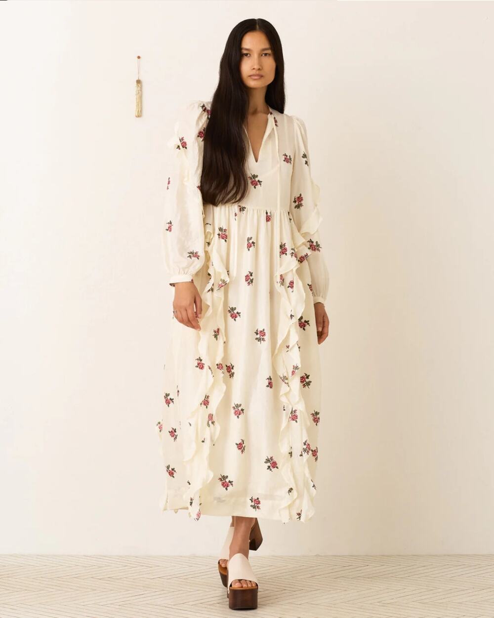 Alix of Bohemia Lina Little Rosebud Dress Size L NWT